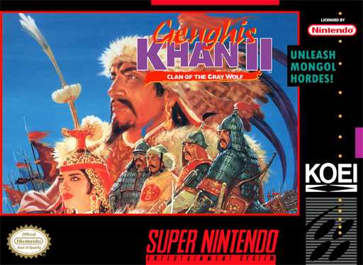 Genghis Khan II - Clan of the Gray Wolf  Snes